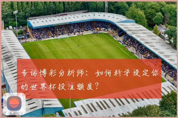 专访博彩分析师：如何科学设定你的世界杯投注额度？