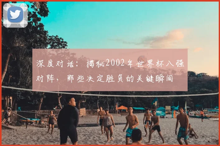 深度对话:揭秘2002年世界杯八强对阵,那些决定胜负的关键瞬间