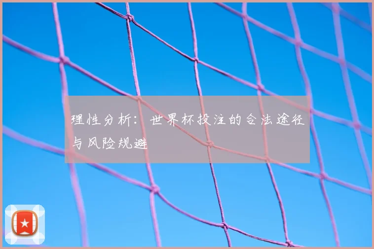 理性分析：世界杯投注的合法途径与风险规避